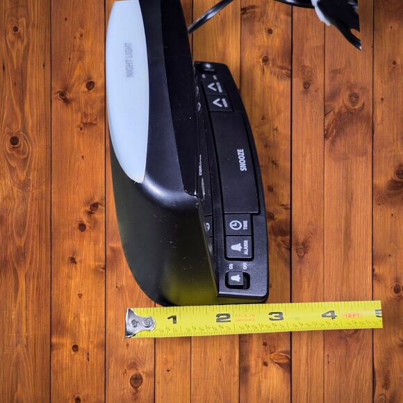 Sharp Digital Alarm Clock SPC1225 LED Display Nightlight Snooze Works Great - Picture 10 of 10